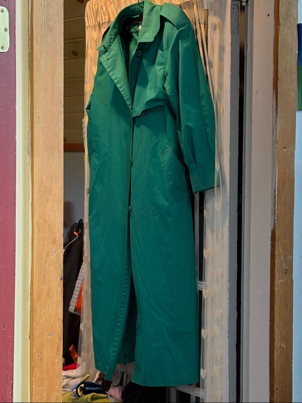 Vintage Green Coat London
Fog All Weather Women size M
Trench Coat